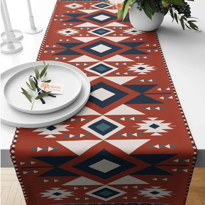DECORATIVE AUTHENTIC TABLE RUNNER
